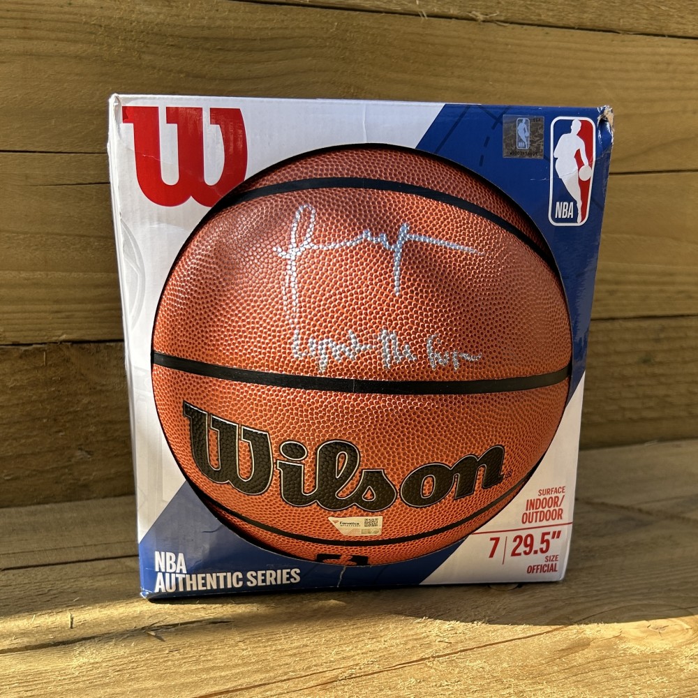 Jalen Green signed Wilson basketball in its original display box