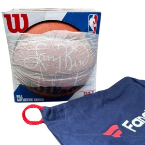 Larry Bird Signed Wilson NBA Authentic Series Basketball — Fanatics COA, photograph 1