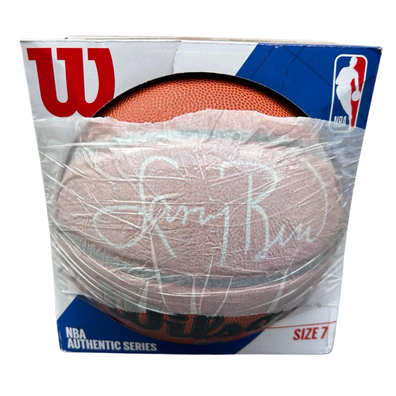 Larry Bird signed Authentic basketball, product photograph 3
