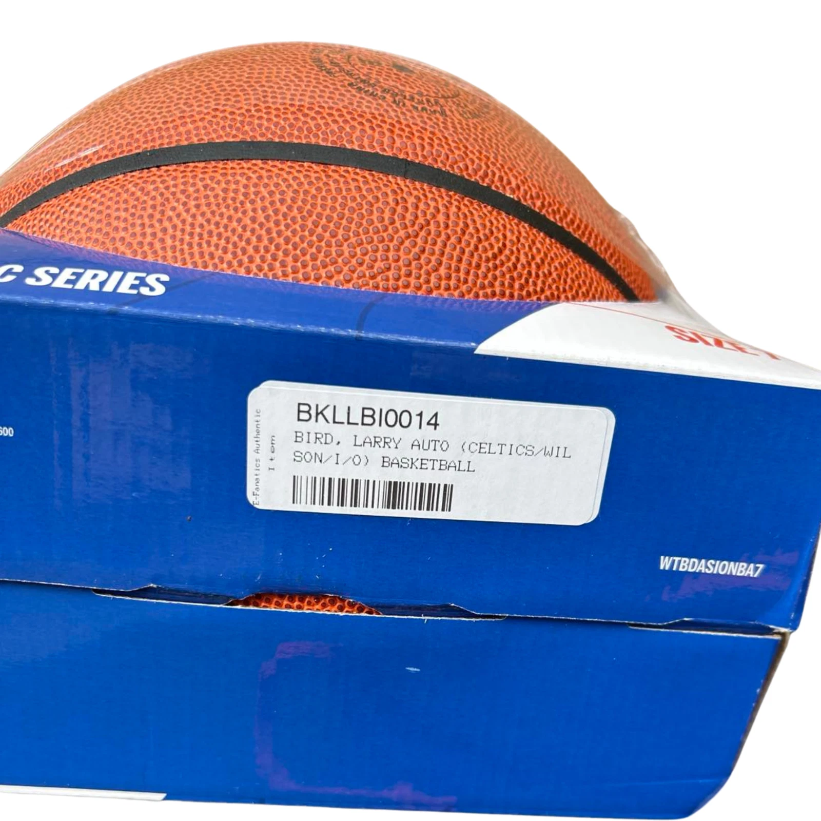 Larry Bird signed Authentic basketball, product photograph 7