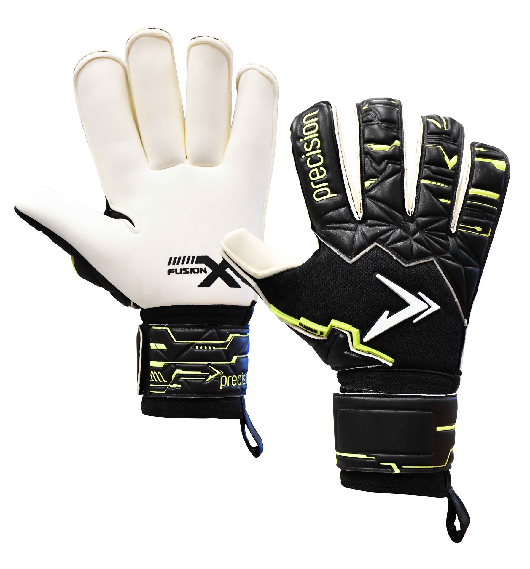 Precision Fusion X Pro Roll Finger Giga Goalkeeper Gloves